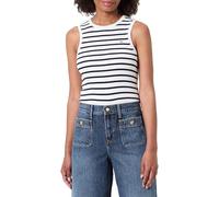 Tommy Hilfiger Canotta da Donna Slim Cody C-Nk WW0WW47806, Blu, M