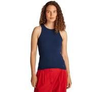 Top da tennis da donna Tommy Hilfiger Slim Rib Tank - Blu (XS)
