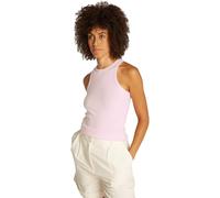 Top da tennis da donna Tommy Hilfiger Slim Rib Tank - Rosa