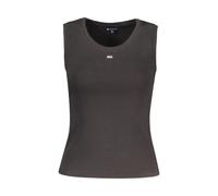 Tommy Hilfiger - Canotta in Cotone Nero con Logo - - Tops - Donna - Nero - XS