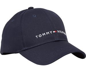 Tommy Hilfiger Cappellino Unisex Bambini Essential Cappellino da Baseball, Blu (Space Blue), S-M