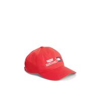 Tommy Hilfiger Unisex Cappellino TH X CF1 Logo cap in Cotone, Rosso (Red), Taglia Unica