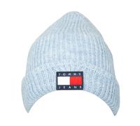Tommy Hilfiger Cappello Uomo Berretto con Risvolto e Logo Misto Lana Articolo AW0AW15464