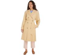 Tommy Hilfiger Cappotto Donna Trench, Beige (Harvest Wheat), 46