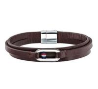 Tommy Hilfiger Bracciale da Uomo della Collezione Casual Core Bracciale Realizzato in Pelle di Colore Marrone. Dimensioni: Lunghezza 19,7 cm. La Chiusura è Magnetica. La referenza è 2790027