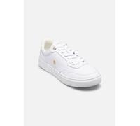 Tommy Hilfiger Sneaker da Donna Casual Cupsole FW0FW09022 Bassa, Bianco (Bianco/Ecru), 37, Bianco Bianco Ecru, 37 EU