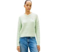 Tommy Hilfiger Cavo Co Mid GG RLX LS V-Nk Swt WW0WW48433, Verde, M