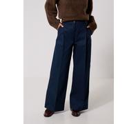 Tommy Hilfiger - Chino Dressing Wide Leg Blu - Abbigliamento 44 Blu