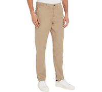 Tommy Hilfiger Chinos Uomo Harlem Gabardine Elasticizzati, Beige (Batique Khaki), 38W/32L