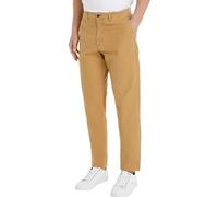 Tommy Hilfiger Chinos Uomo Harlem Gabardine Elasticizzati, Verde (Classic Khaki), 28W/36L