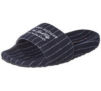 Tommy Hilfiger Ciabattine Uomo Warm Felt Hilfiger Pool Slide Pantofole, Blu (Desert Sky), 44 EU