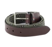 Tommy Hilfiger cintura Casual Essential Elastic 3.5 W80 Army Green oliva
