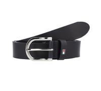 Tommy Hilfiger Cintura Danny in pelle 80 cm blu
