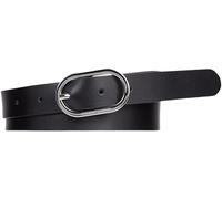 Tommy Hilfiger Cintura Donna Chic 2.5 in Pelle, Nero (Black), 70 cm