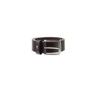 Tommy Hilfiger Uomo Cintura New Denton 4.0 Belt Cintura in Pelle, Blu (Midnight), 90 cm
