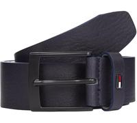 Tommy Hilfiger - Adan - Cintura in pelle nera da 3,5 cm-Nero 95 cm