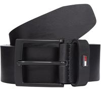 Tommy Hilfiger Cintura Uomo Adan 3,5 cm Cintura in Pelle, Nero (Black), 130 cm