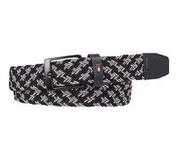 Tommy Hilfiger Cintura Uomo Adan Cinghia Elasticizzata, Blu (Space Blue Corp), 85 cm