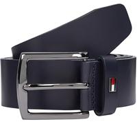 Tommy Hilfiger Cintura Uomo Denton 3,5 cm Cintura in Pelle, Blu (Space Blue), 110 cm