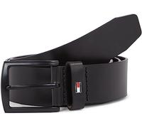 Tommy Hilfiger Cintura da uomo Denton Matte 3,5 cm AM0AM08362 Nero 90 cm
