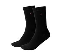 Tommy Hilfiger Classic, Calzini Donna, Nero 212, 39-42 (Pacco da 2)