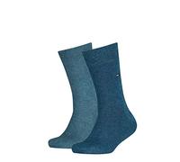 Tommy Hilfiger Classic, Calzini Unisex - Bambini e ragazzi, Navy 334, 39-42 (Pacco da 2)