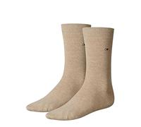 Tommy Hilfiger Classic, Calzini Uomo, Beige 371, 47-49 (Pacco da 2)