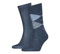 Tommy Hilfiger Classic, Calzini Uomo, Navy 495, 39-42 (Pacco da 2)
