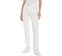 Tommy Hilfiger Classic Straight HW WW0WW40642 Pantaloni di Jeans, Bianco (Ecru), 27W / 30L Donna