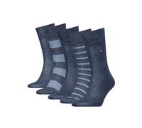 Tommy Hilfiger Clssc Sock 701224443 Calzini, Blu (Jeans), 39-42 Uomo (Pacco da 5)