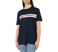Tommy Hilfiger CN SS Tee Logo UM0UM01915, Uomo, Blu (Desert Sky), M