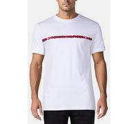Tommy Hilfiger CN SS Tee Logo UM0UM01915, Uomo, Bianco (White), S