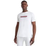 Tommy Hilfiger Cn Ss Tee Um0Um02348, Maglietta a Maniche Corte, Uomo, Bianco (White), M
