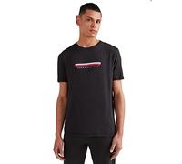 Tommy Hilfiger Cn Ss Tee Um0Um02348, Maglietta a Maniche Corte, Uomo, Nero (Black), XL
