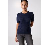Tommy Hilfiger - Co Cable Mid Gg S/S WW0WW45656C1G Blu - Abbigliamento XS Blu