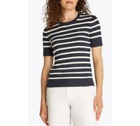 Tommy Hilfiger Co Cable Mid Gg Ss C Dark Night Navy/ivory Petal Stp Taglia: M | Maglioni a maglia Outlet | Donna | Nero