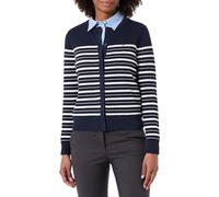 Tommy Hilfiger Co Jersey Stitch Cardigan Ww0Ww42370, Cardigan, Donna, Blu (Dark Night Navy/Calico Multi STP), XXL