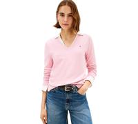 Tommy Hilfiger Co Jersey Stitch V-Nk Sweater Ww0Ww40098, Maglione Pullover, Donna, Rosa (Bonita Pink), L