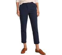 Tommy Hilfiger Donna Pantaloni Chino Stretch Slim Caviglie Scoperte, Blu (Dark Night Navy), 42