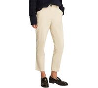 Tommy Hilfiger Donna Pantaloni Chino Stretch Slim Caviglie Scoperte, Avorio (Ivory Petal), 44