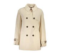 Tommy Hilfiger, ,Coats ,Donna ,Beige ,S Trench Coat in Cotone con Tasche