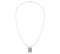 TOMMY HILFIGER Collana 'PARKER' marino / argento, Taglia One Size