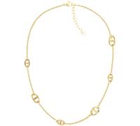 Tommy Hilfiger Jewelry Collana a Catena da Donna in Acciaio Inossidabile con placcatura ionica Oro Giallo - 2781022