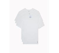 Tommy Hilfiger Confezione da 3 Canottiere con Scollo a V in Cotone Classico, Scollo a V - 3 Bianco, XX-Large