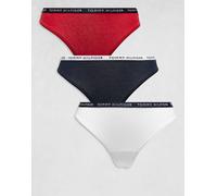 Tommy Hilfiger - Confezione da 3 perizomi rosso/bianco/blu scuro-Multicolore M