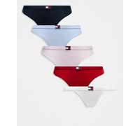 Tommy Hilfiger Uw0uw05751 Thong 5 Units Multicolor L Donna