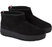 Tommy Hilfiger COOL SUEDE SNOWBOOT FW0FW07662, Donna, Nero (Black), 40 EU
