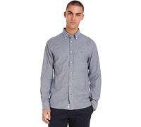 Tommy Hilfiger CORE 1985 FLEX OXFORD RF SHIRT MW0MW25037, Uomo, Blu (Desert Sky), L