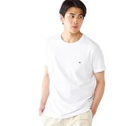 Tommy Hilfiger Core Stretch Slim Cneck Tee, Maglietta Uomo, Bianco (Bright White 100), M