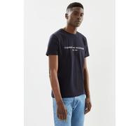Tommy Hilfiger - Core Tommy Logo Tee Blu - Abbigliamento M Blu